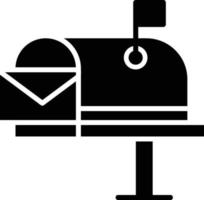 Mail Box Creative Icon Design vector