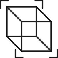 3d Cube Creative Icon Design vector