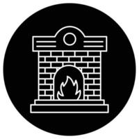 Fireplace which can easily modify or edit vector