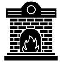 Fireplace which can easily modify or edit vector