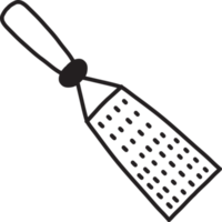 Hand Drawn cheese grater illustration png