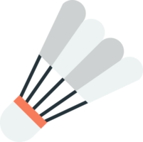 ilustração de bola de badminton em estilo minimalista png