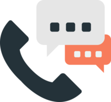 call center illustration in minimal style png