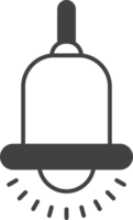 bell illustration in minimal style png