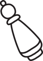 ilustração de shaker de pimenta desenhada de mão png