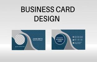 smart modern business card, vector illustration