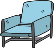 Hand Drawn Armchair illustration png