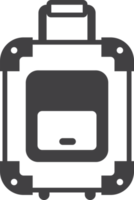 luggage illustration in minimal style png