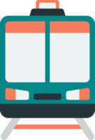 tram illustration in minimal style png