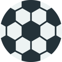 Soccer illustration in minimal style png