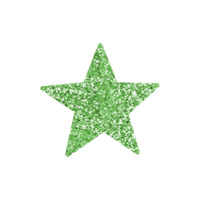 estrella de brillo verde png