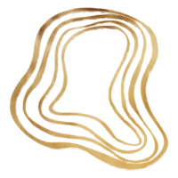 Golden Marbleized Decoration png