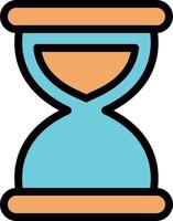 Hourglass Start Vector Icon Design