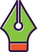 Pen Nib Vector Icon Design