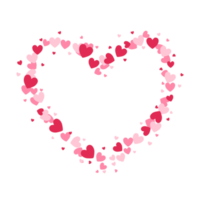 cadre coeur rose png