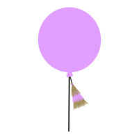 Purper verjaardag ballon png