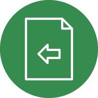 File Import Vector Icon Design