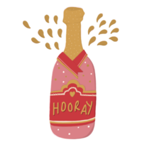 Pink Alcohol Bottle png