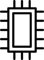 Microchip Vector Icon Design