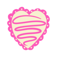 Pink Heart Shaped Chocolate png