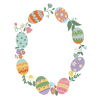 Easter Egg Wreath png