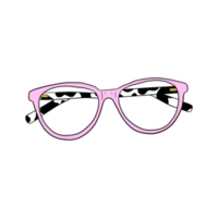 Cow Print Glasses png