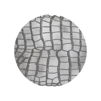 zilver aligator patroon cirkel achtergrond png