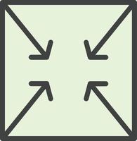 Compress Arrows Alt Vector Icon Design