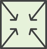 Compress Arrows Alt Vector Icon Design