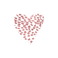 roze Jachtluipaard patroon hart png