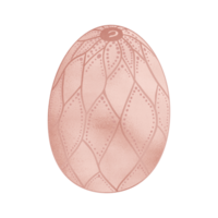 oeuf de dragon métallique rose png