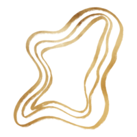 Golden Marbleized Decoration png