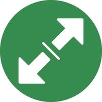 Expand Alt Vector Icon Design