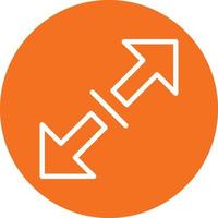 Expand Alt Vector Icon Design