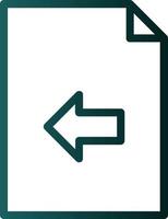 File Import Vector Icon Design