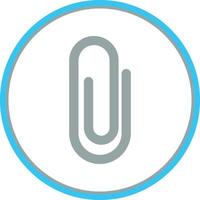 Paperclip Vector Icon Design