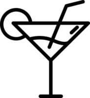 Cocktail Vector Icon Design