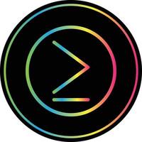 Greater Than Vector Icon Design