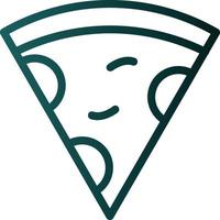 Pizza Slice Vector Icon Design