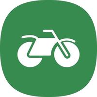 Motorcycle Vector Icon Design