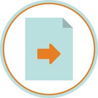 File Export Vector Icon Design