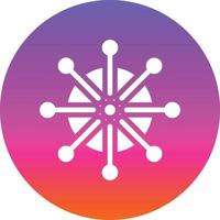 Dharmachakra Vector Icon Design