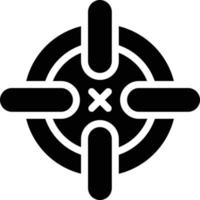 Crosshairs Vector Icon Design