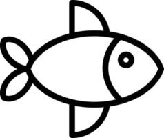 diseño de icono de vector de pescado