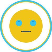 Meh Rolling Eyes Vector Icon Design