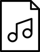 diseño de icono de vector de audio de archivo