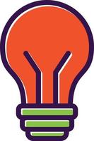 Lightbulb Vector Icon Design