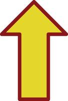 Long Arrow Alt Up Vector Icon Design