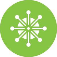 Dharmachakra Vector Icon Design