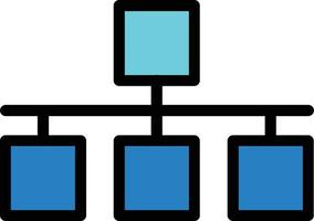 Network Wired Vector Icon Design